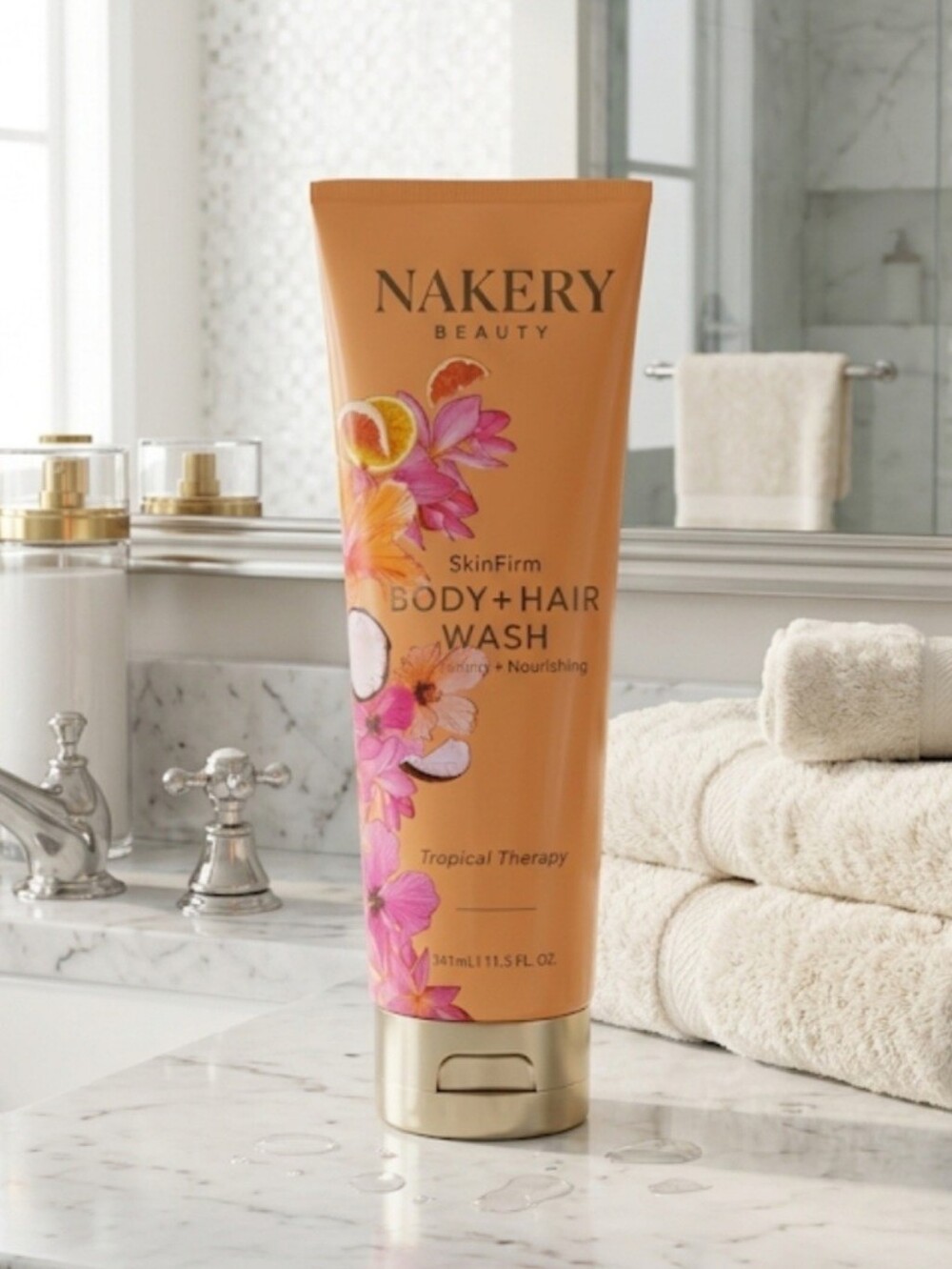 Nakery Beauty SkinFirm Body + Hair Wash — Love In Bloom - Picture 2 of 3